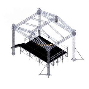 5x4x5m алюминиевый сплав передвижная ферменная система крыши этапа